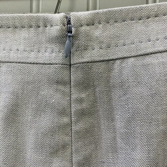 Talbots Womens NWT Linen Blend Soft Chambray Top Stitched Lined Pencil Skirt Sz6 - Picture 5 of 12